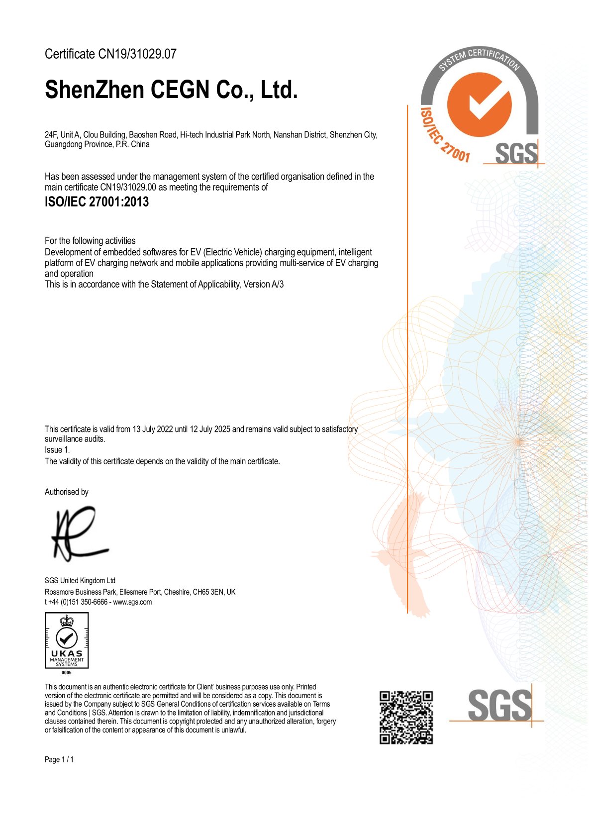 ISO/IEC 27001:2013